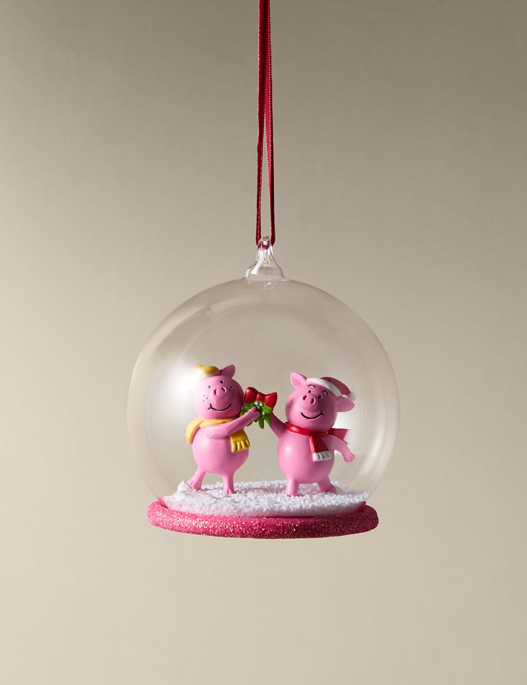 Percy Pig Percy Pig Cloche Hanging Decoration Pink Mix