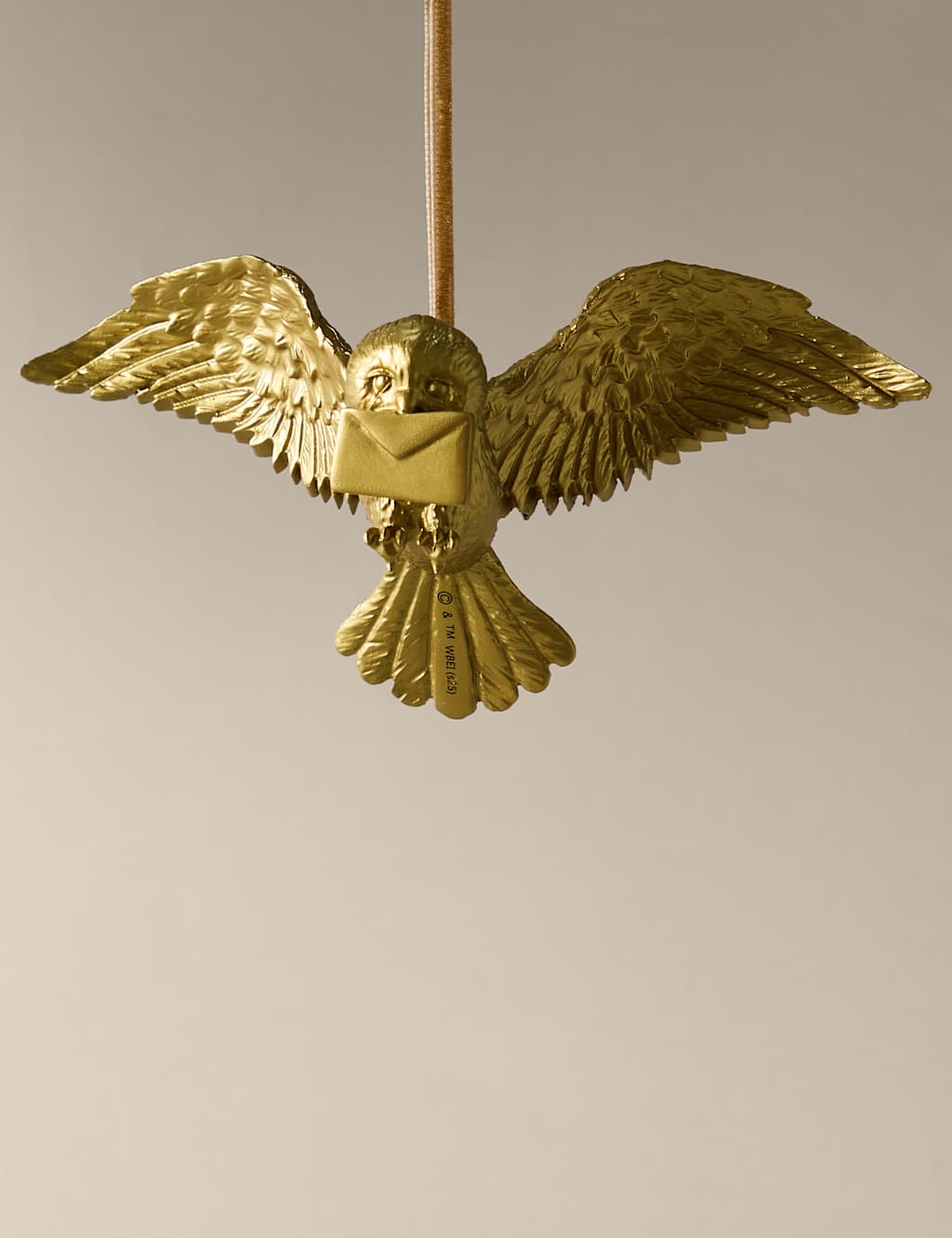 Harry Potter Harry Potter Hedwig Hanging Decoration Gold Mix