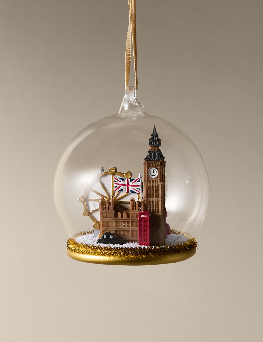 M&S London Cloche Hanging Decoration Multi