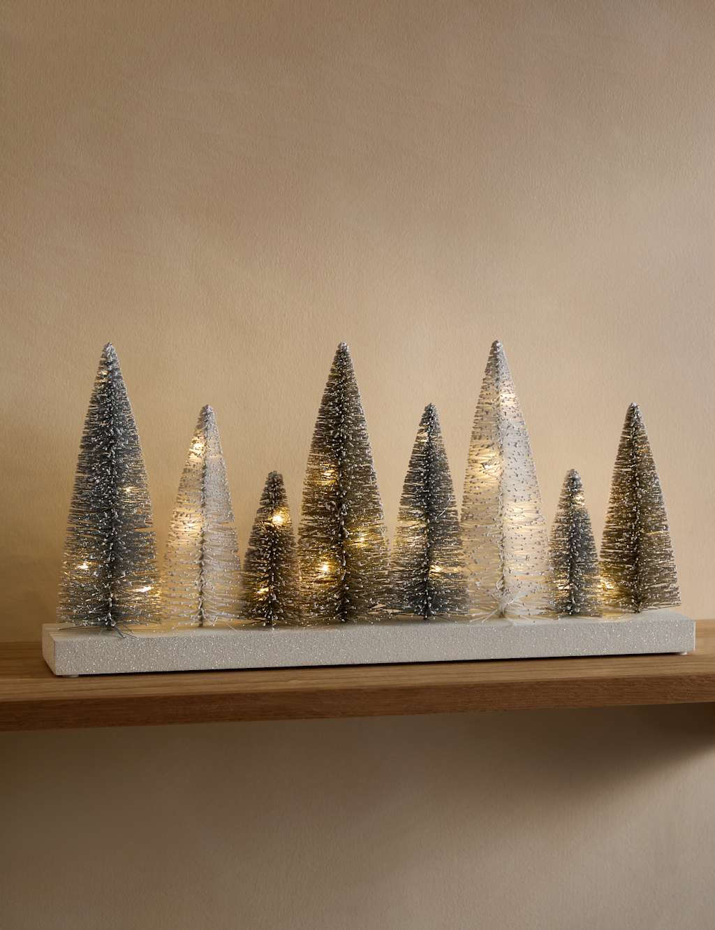 M&S Light Up Treescape Room Decoration White Mix