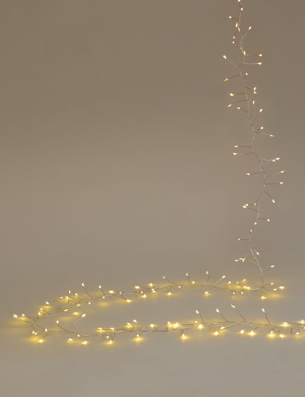 M&S 1000 LED Warm White Mains Cluster Lights White