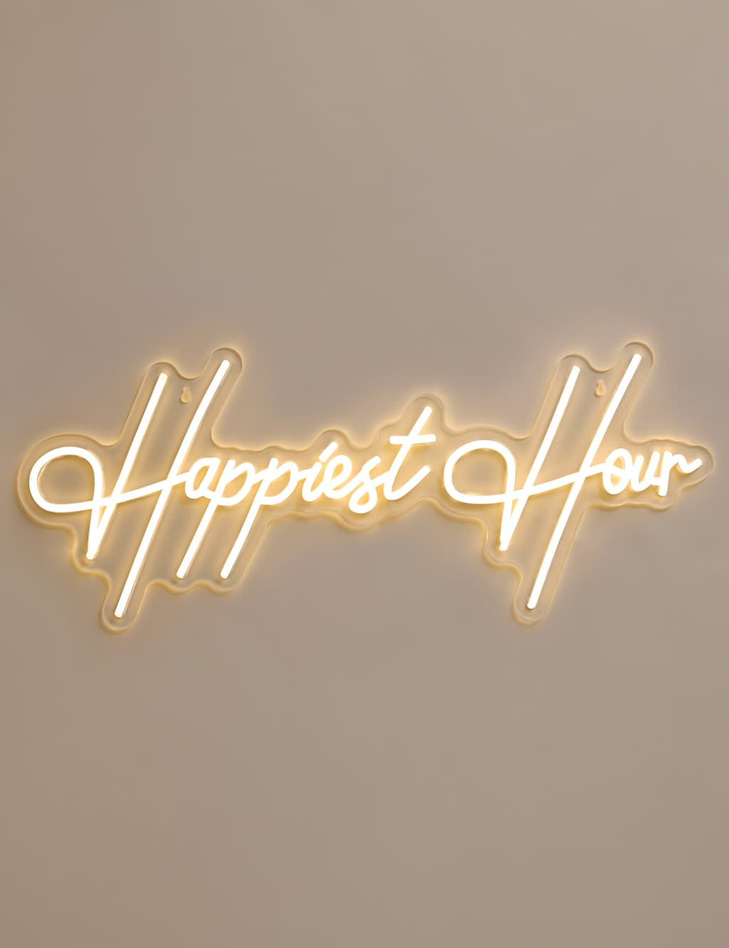 M&S Happiest Hour Mains Neon Light White