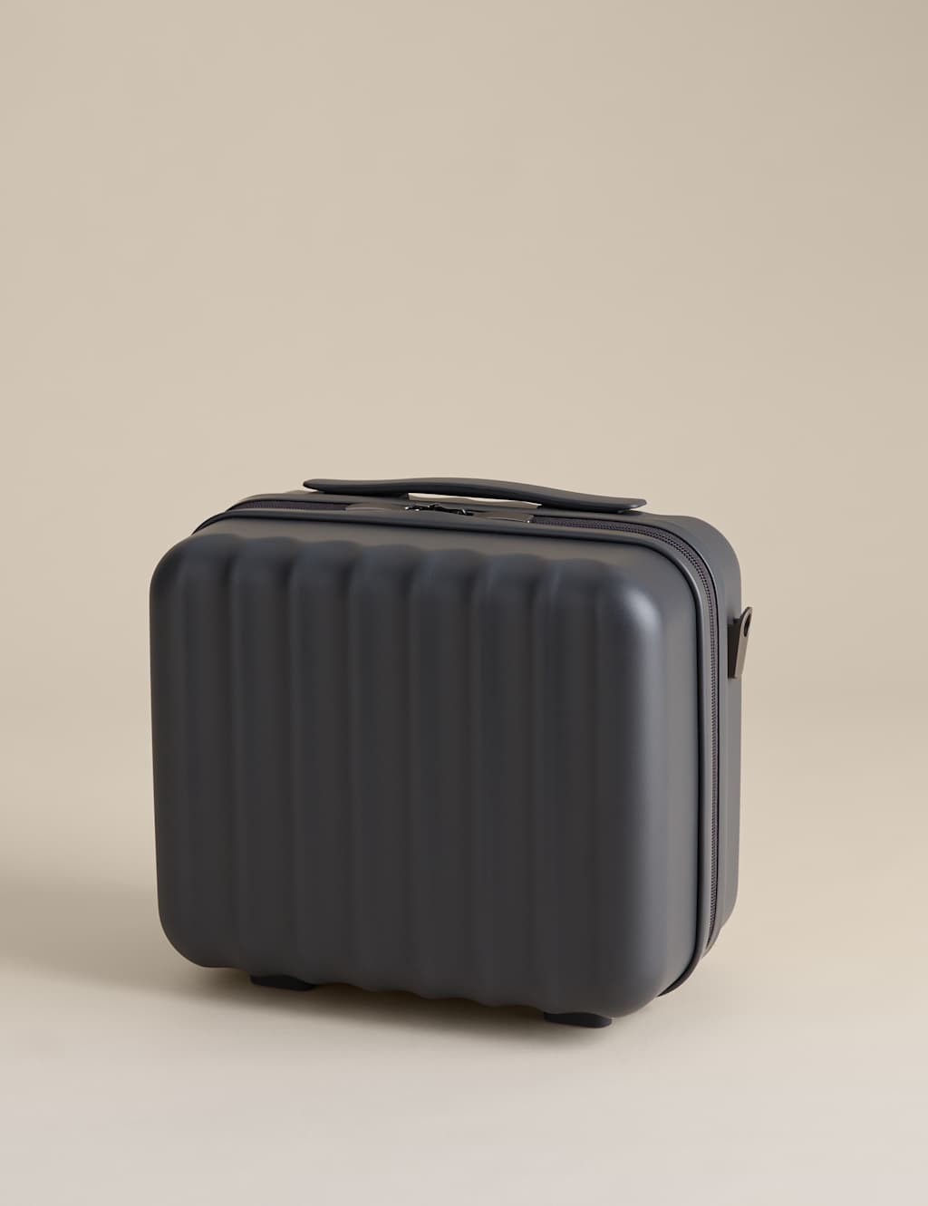 M&S Mykonos Hard Shell Vanity Case - Charcoal