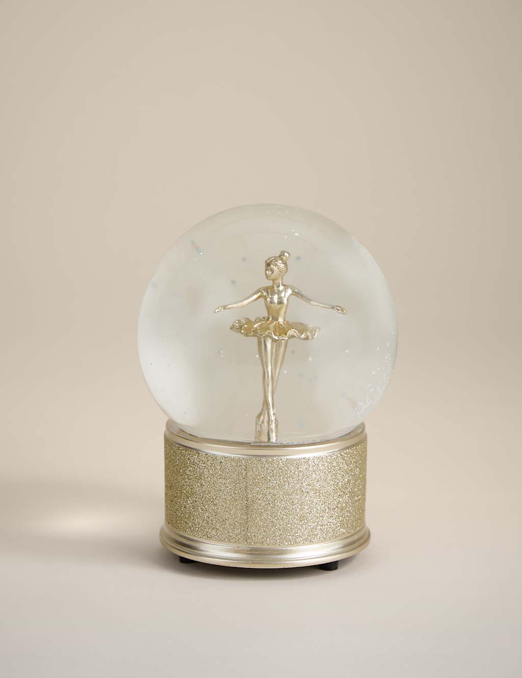 M&S Ballerina Snow Globe Gold
