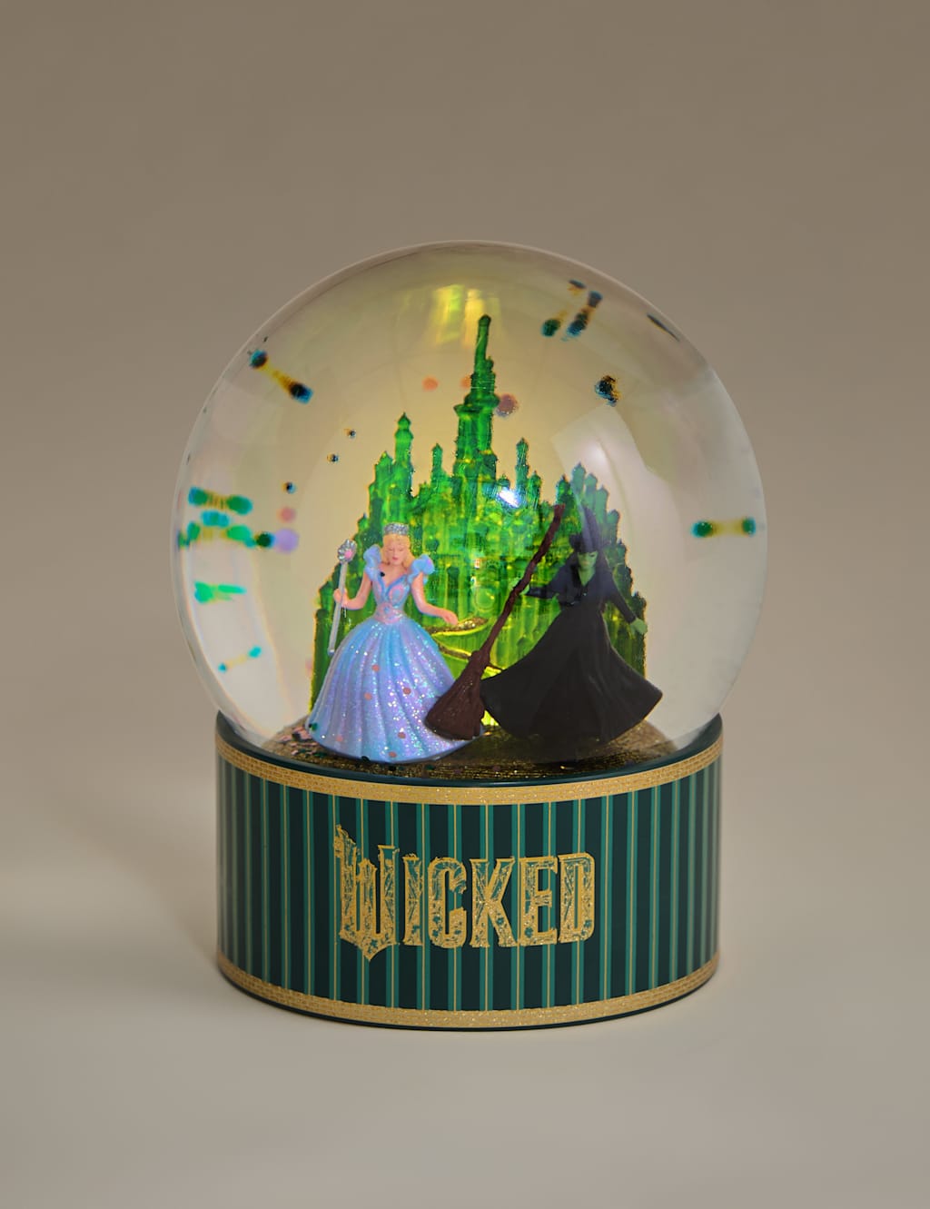 M&S Wicked Light Up Snow Globe Multi