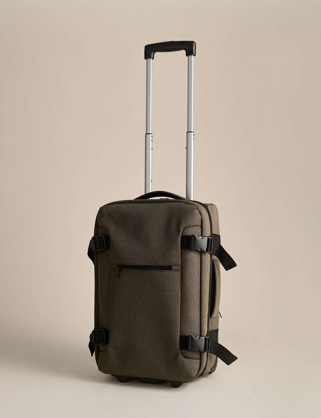 M&S Banff Adventure 2 Wheel Soft Cabin Suitcase - Khaki