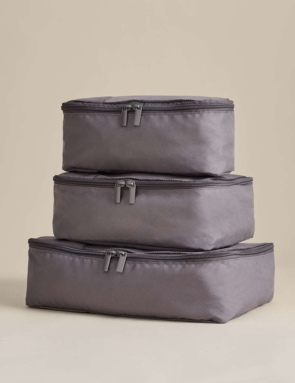 M&S Set of 3 Packing Cubes - Charcoal