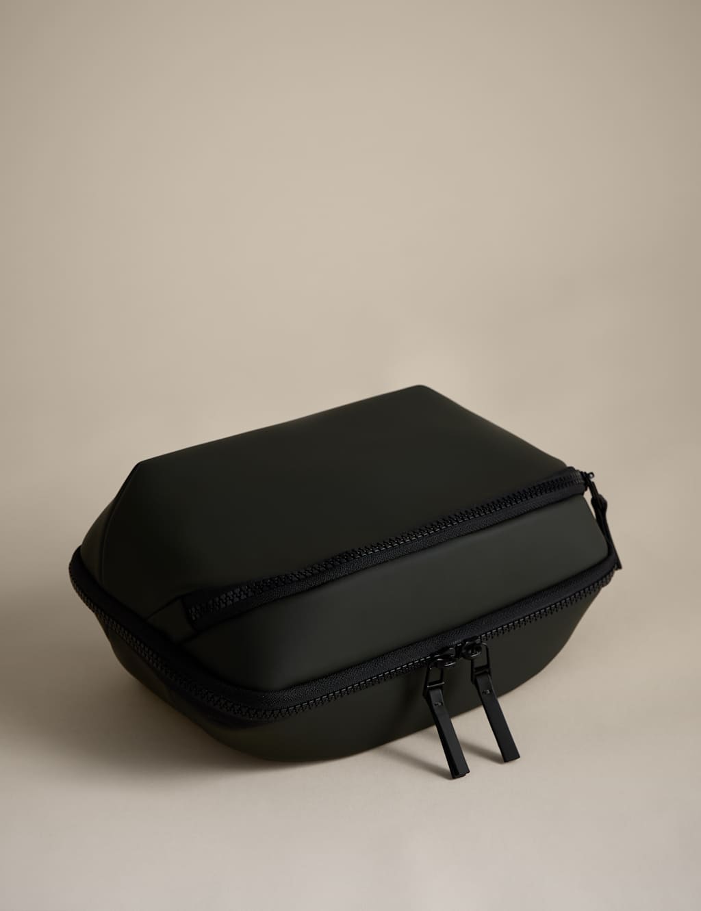 M&S Rubberised Travel Tech Organiser - Khaki
