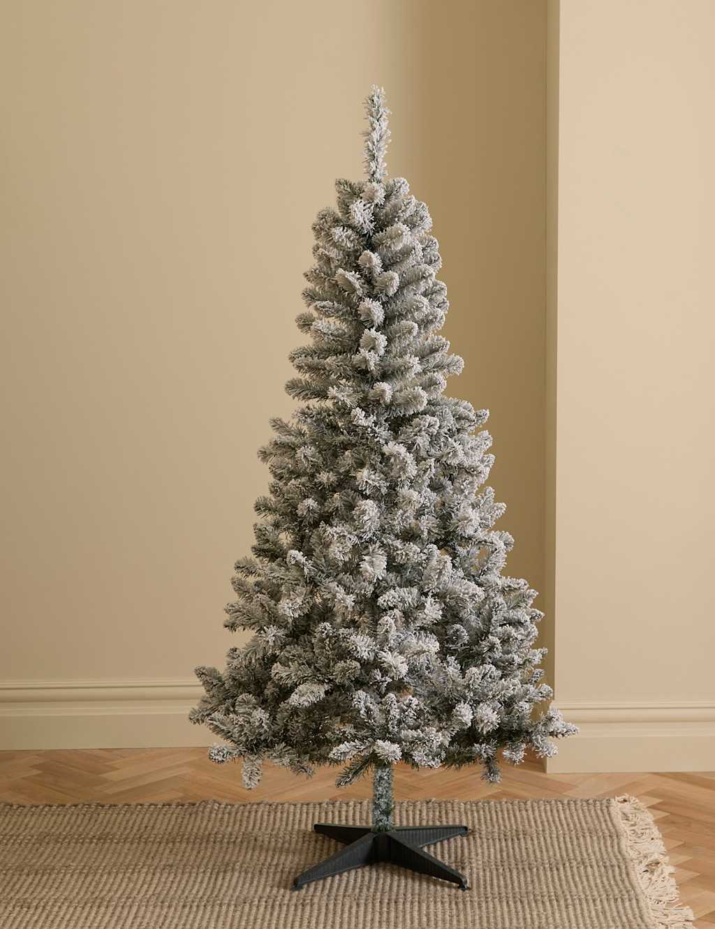 M&S 6ft Snowy Spruce Christmas Tree White