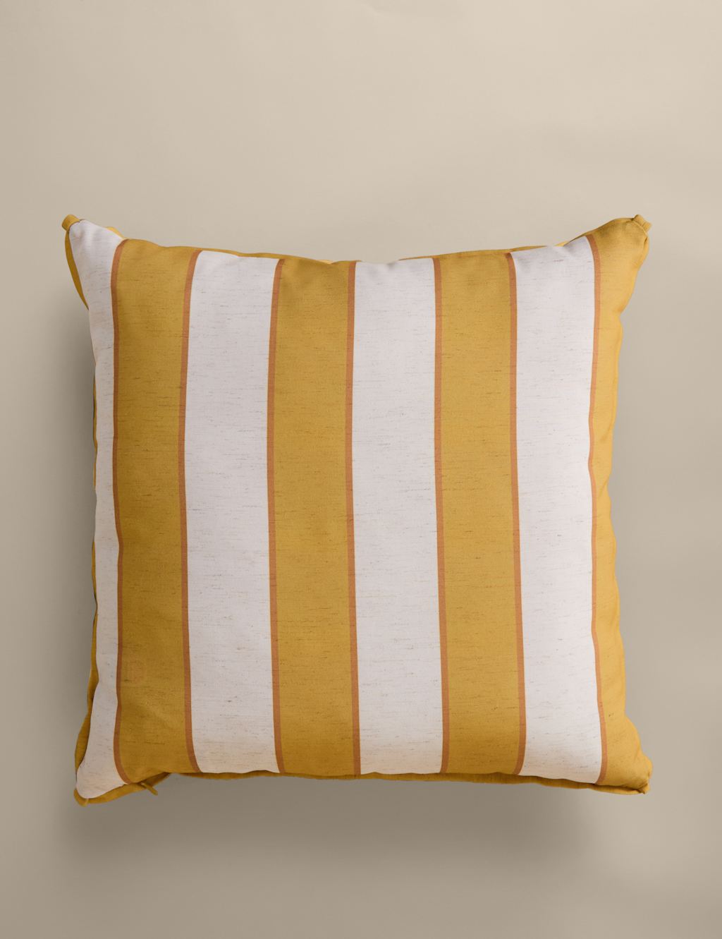 M&S Set of 2 Striped Outdoor Cushions - Yellow Mix