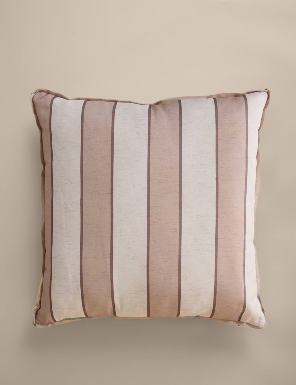 M&S Set of 2 Striped Outdoor Cushions - Natural Mix