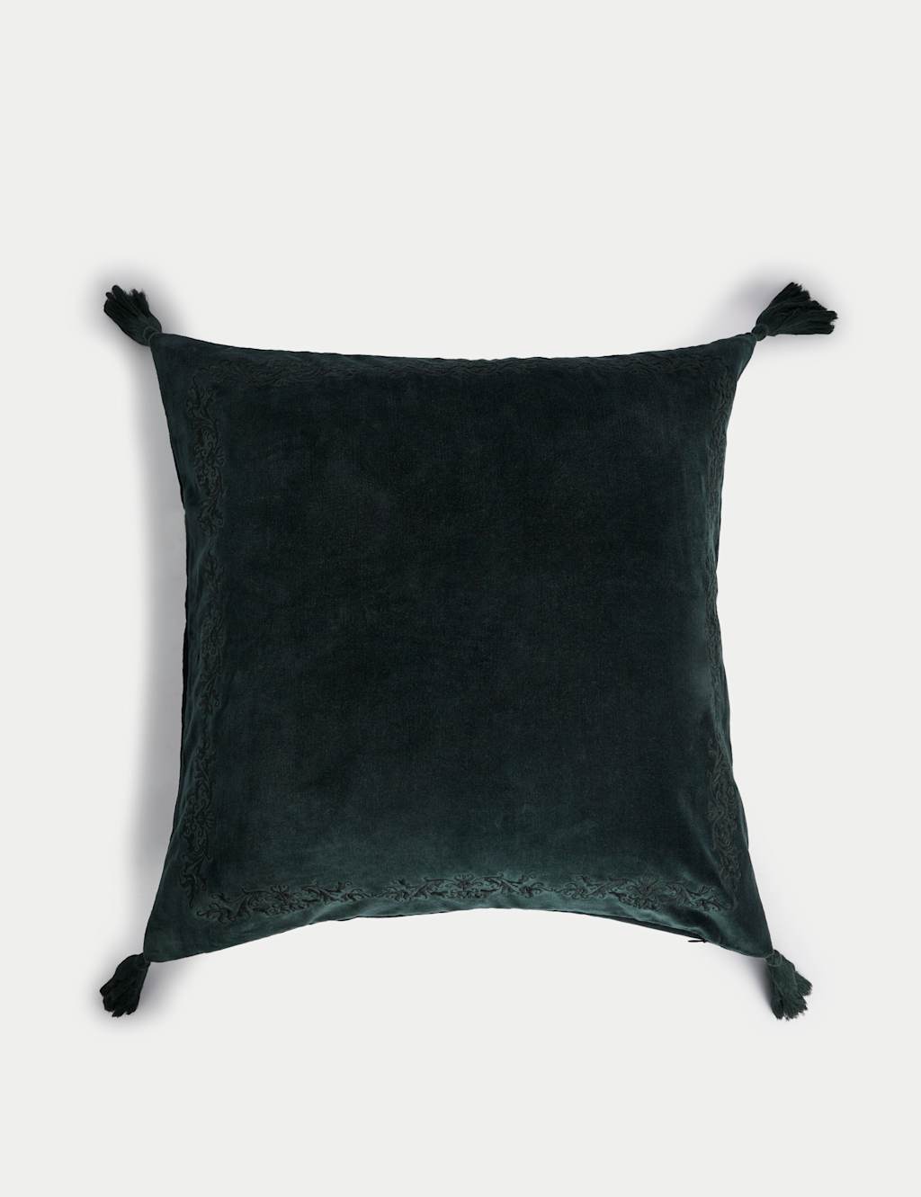 Velvet Tasselled Cushion