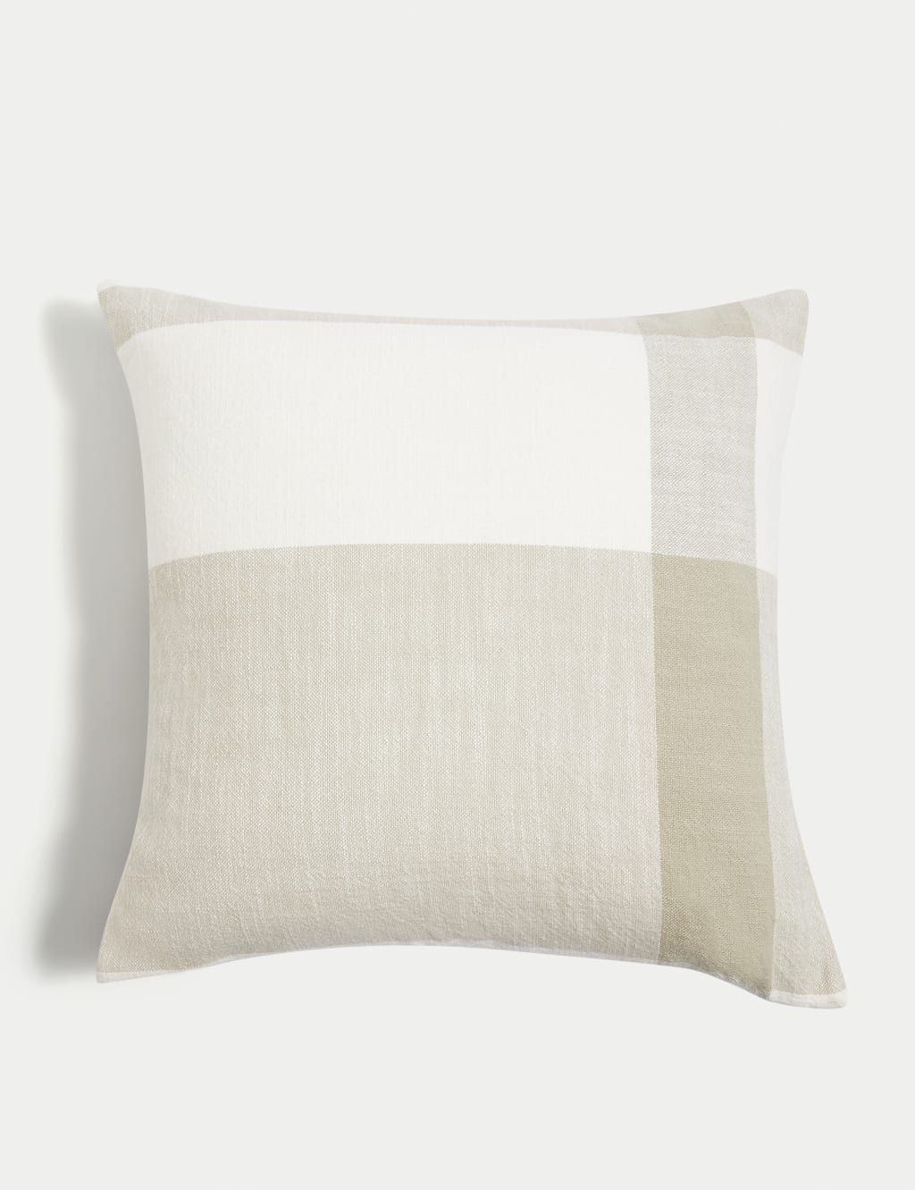 Pure Cotton Checked Cushion