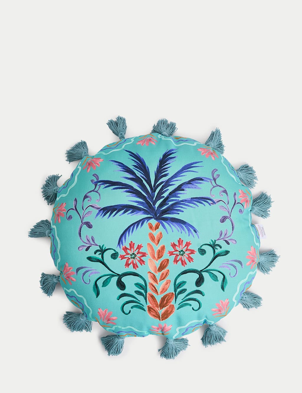 Set of 2 Palm Round Outdoor Cushions