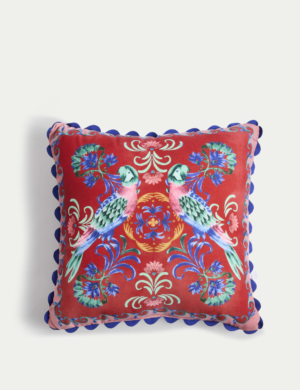 Set of 2 Bird Print Outdoor Cushions
