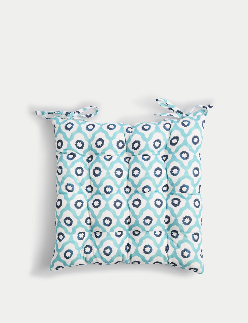Set of 2 Geometric Outdoor Seat Pads