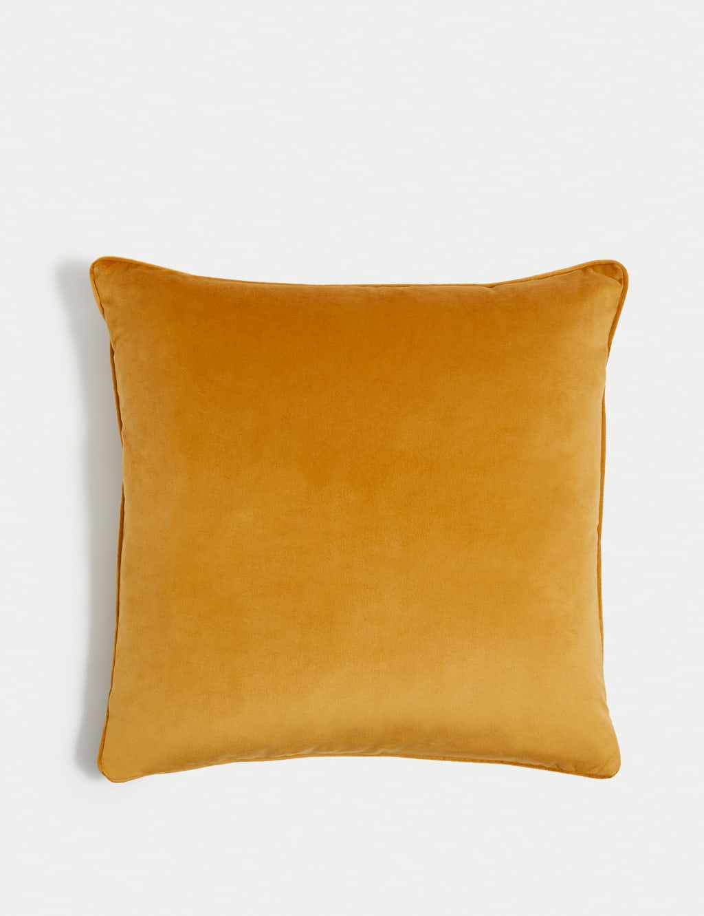 Velvet yellow cushions discount