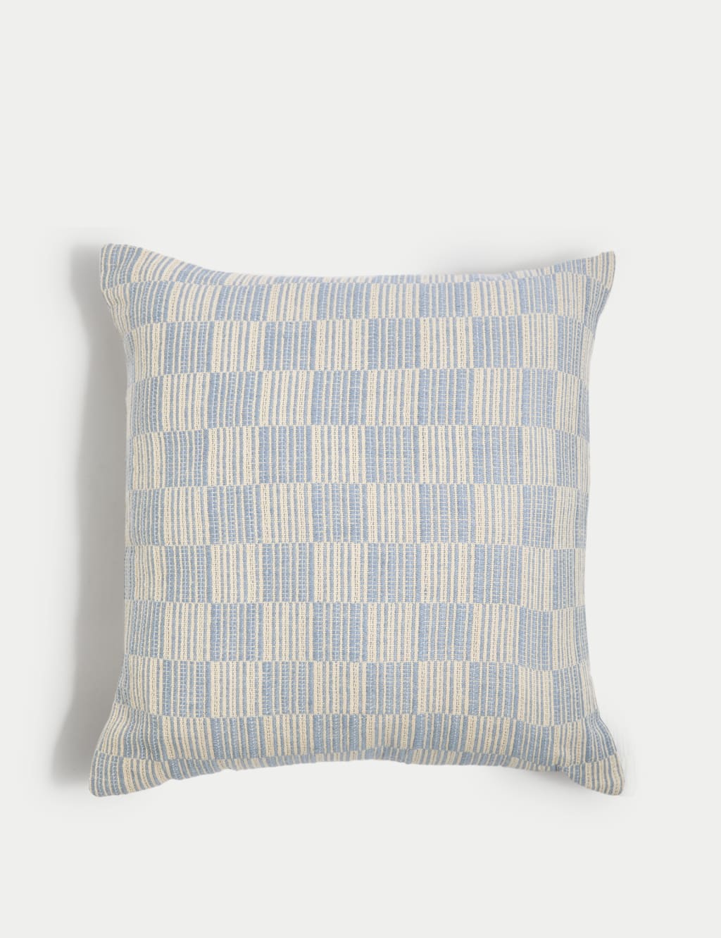 Cotton Blend Geometric Woven Cushion