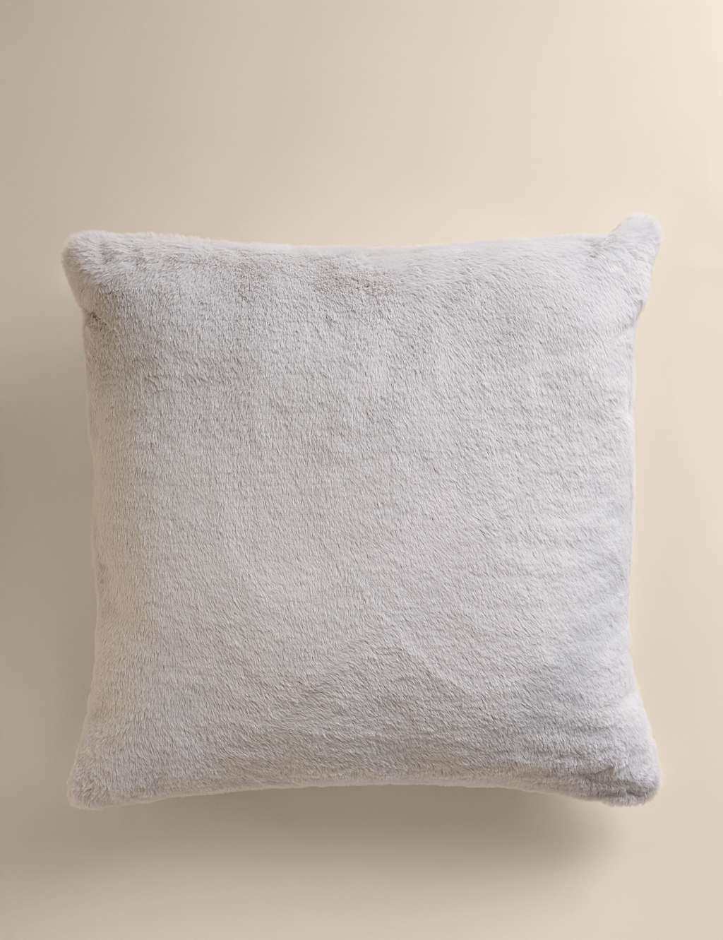 M&S Velvet Supersoft Cushion - Dove