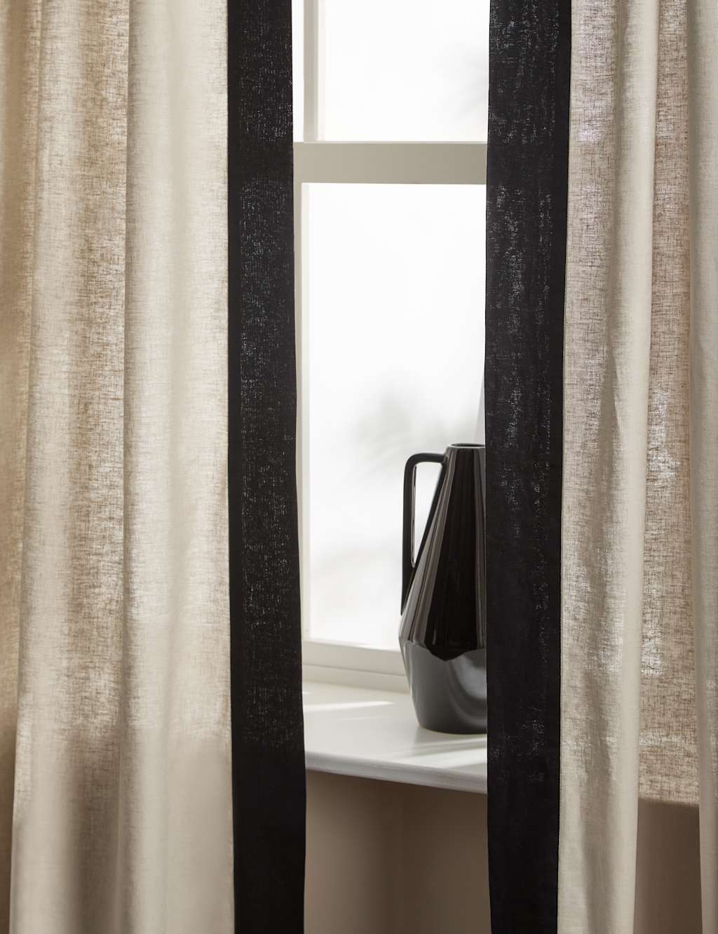 Tab Top Curtains with Stripe