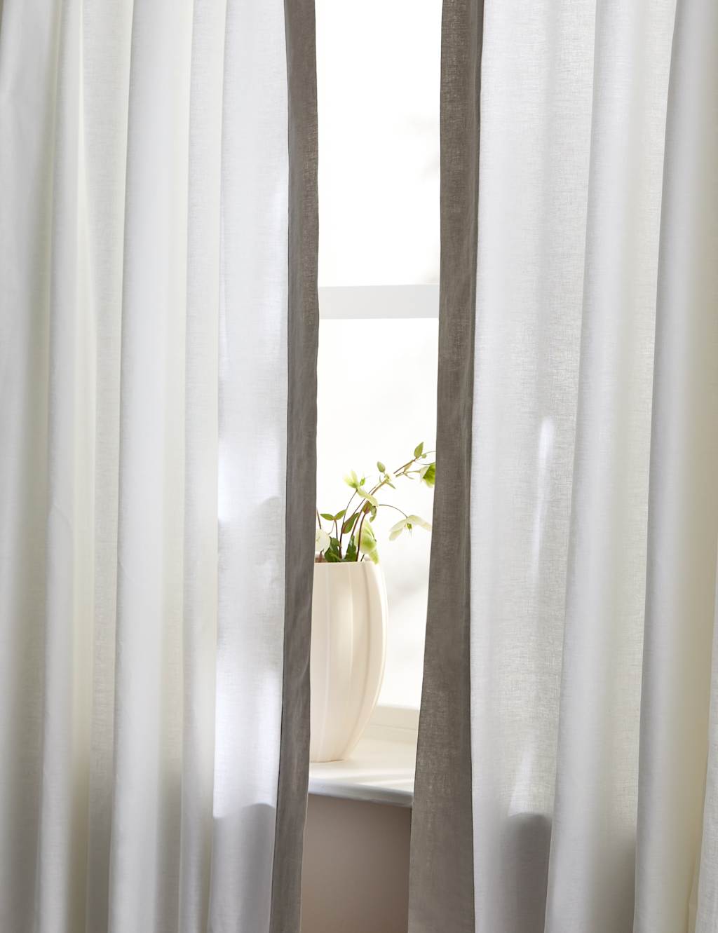 Tab Top Curtains with Stripe