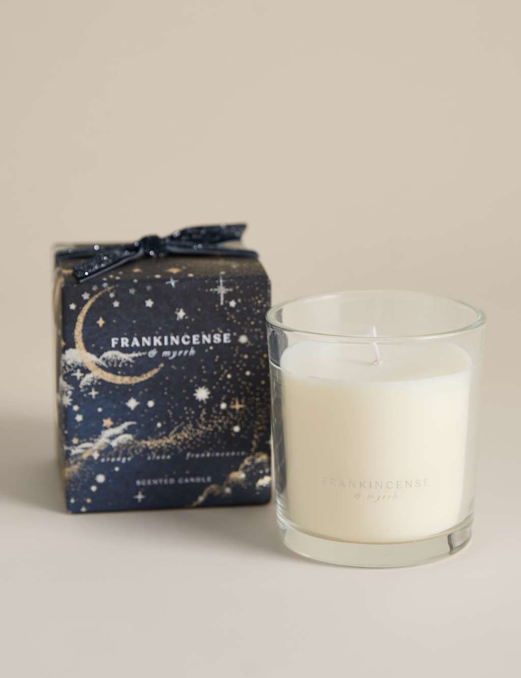 M&S Frankincense & Myrrh Boxed Candle Chrome
