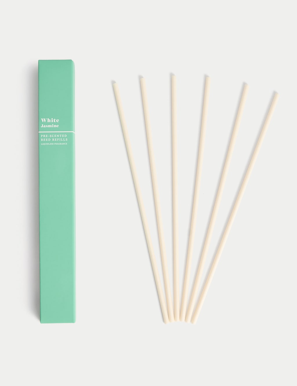 Set of 6 White Jasmine Scented Reeds