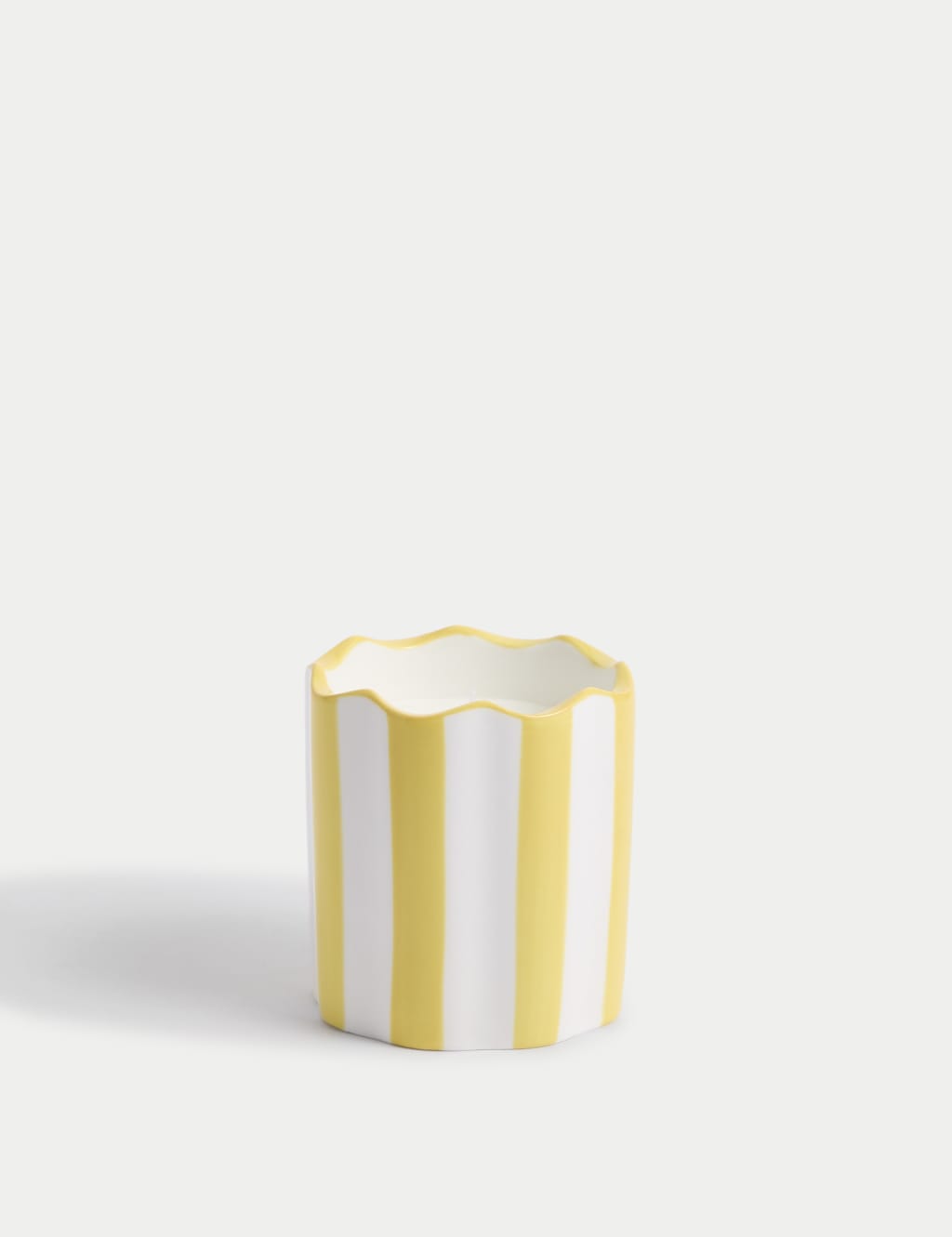 Yuzu & Pomegranate Striped Scented Candle