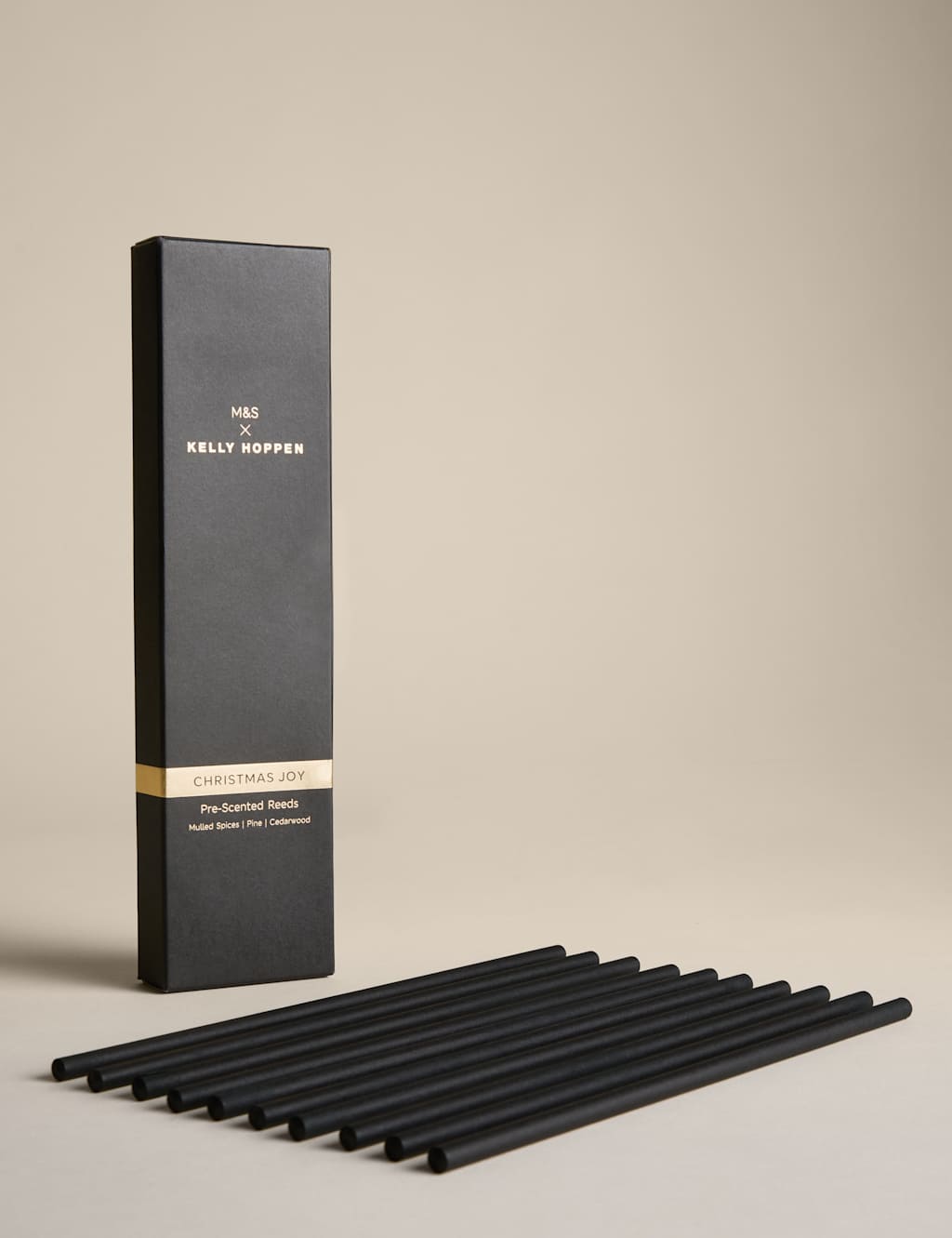 M&S X Kelly Hoppen Christmas Joy Pre-Scented Diffuser Reeds Multi