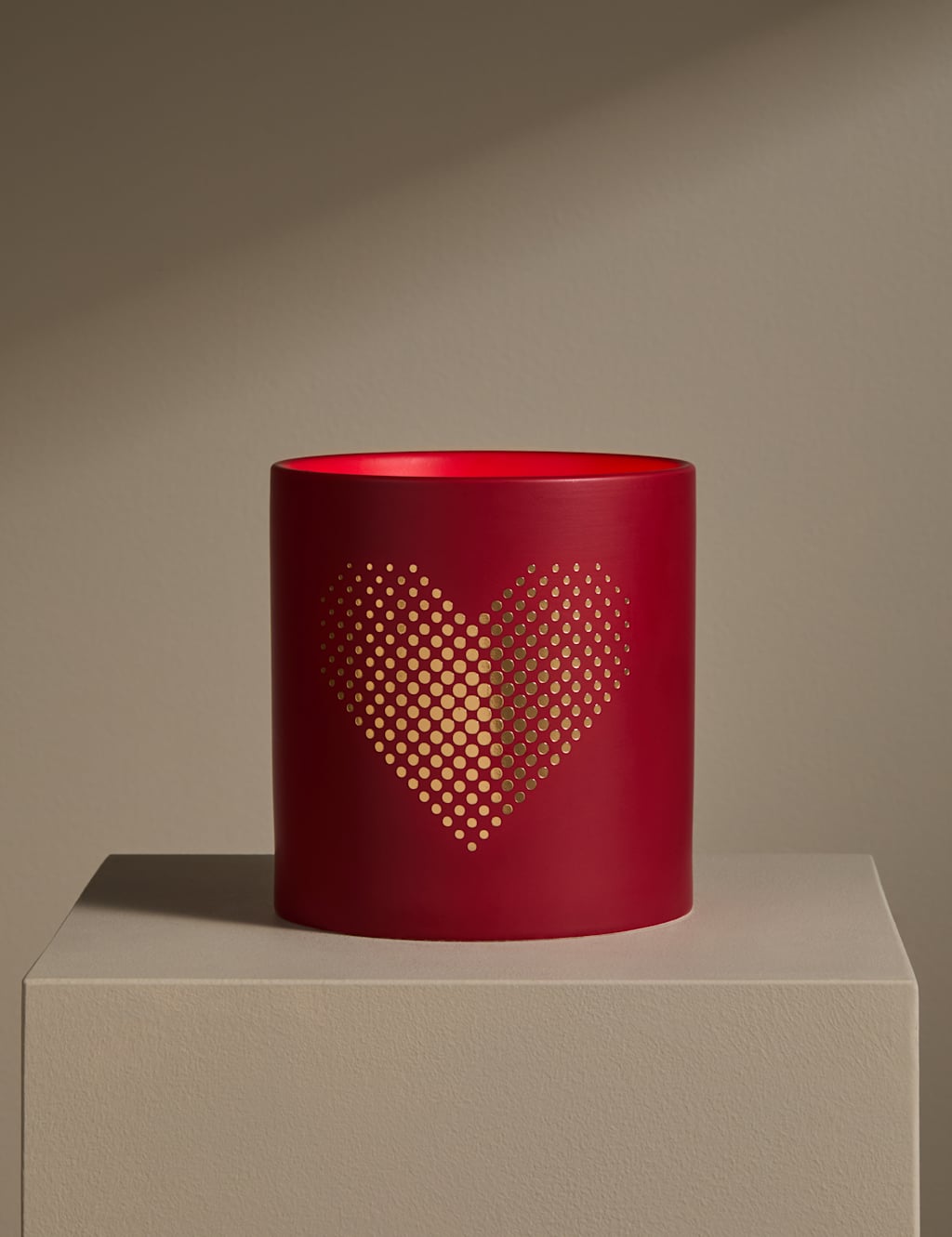 M&S X Kelly Hoppen Love Decorative 3 Wick Candle - Red Mix