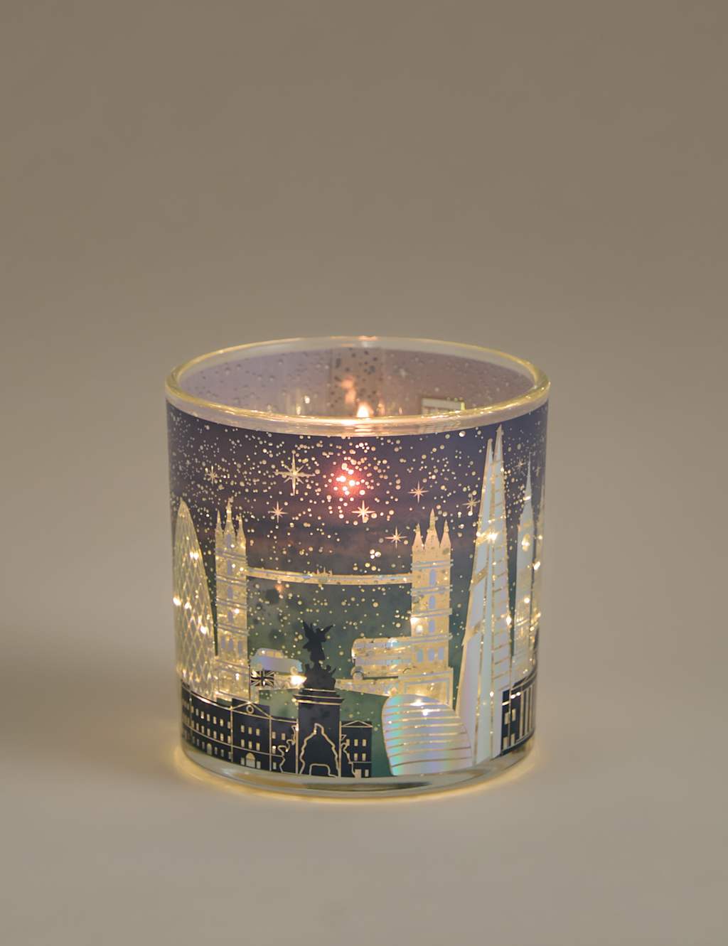 Marks & Sparkle London Light Up Candle Multi