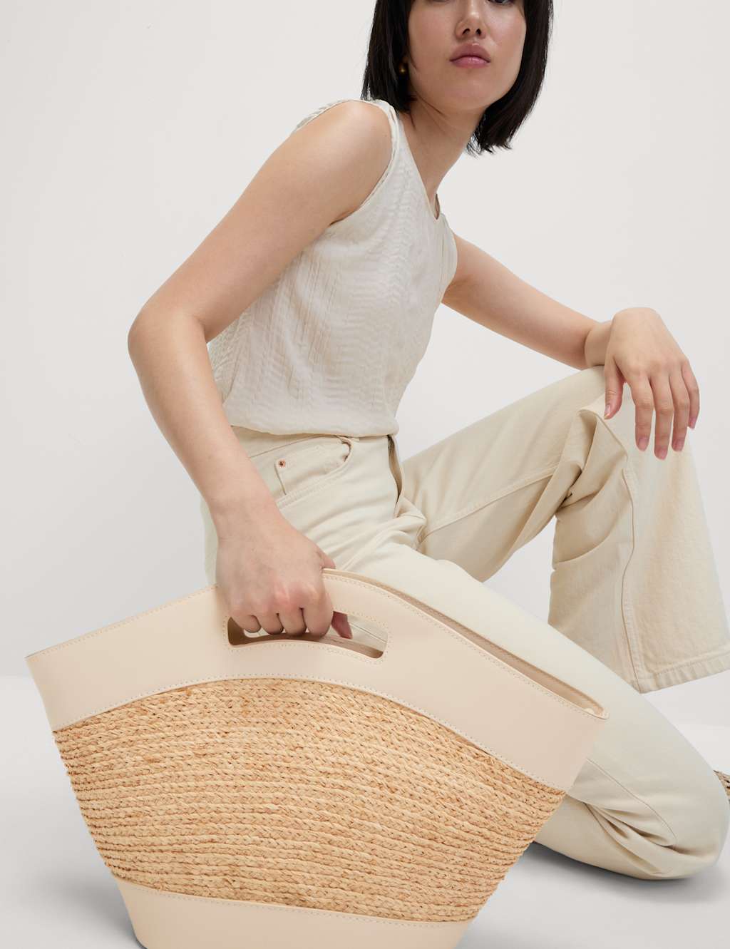 Straw Shoulder Bag