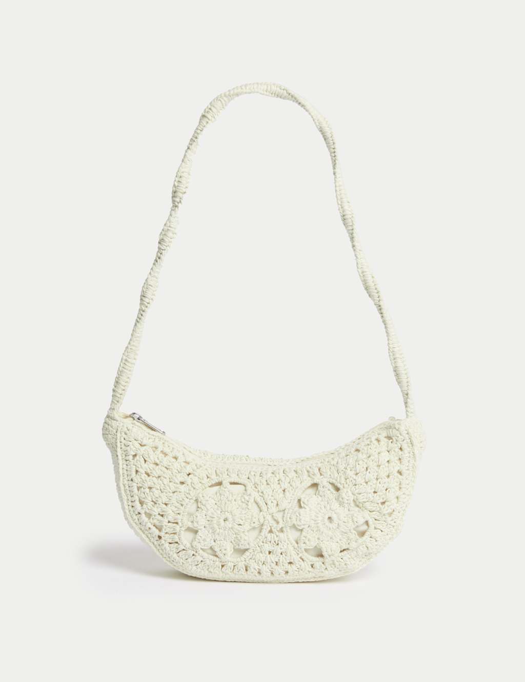 Cotton Rich Crochet Shoulder Bag