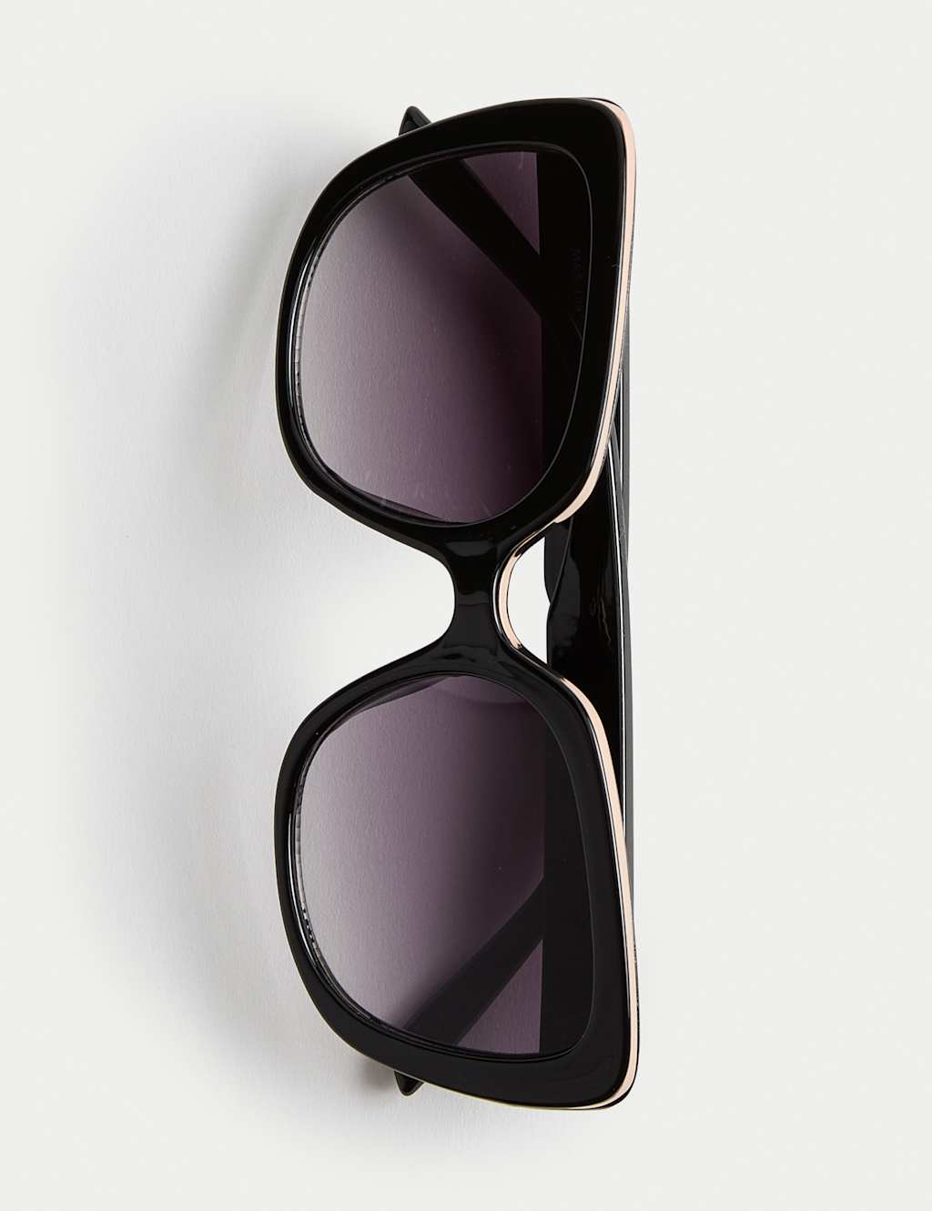 M&S Women's Geometric Cat Eye Sunglasses - Black - Mother's Day Gift