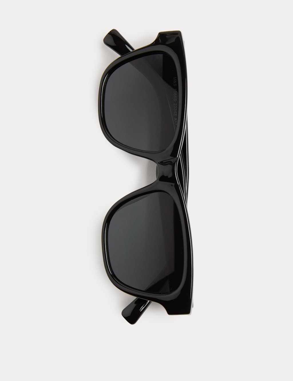 M&S Women's Square Preppy Sunglasses - Black