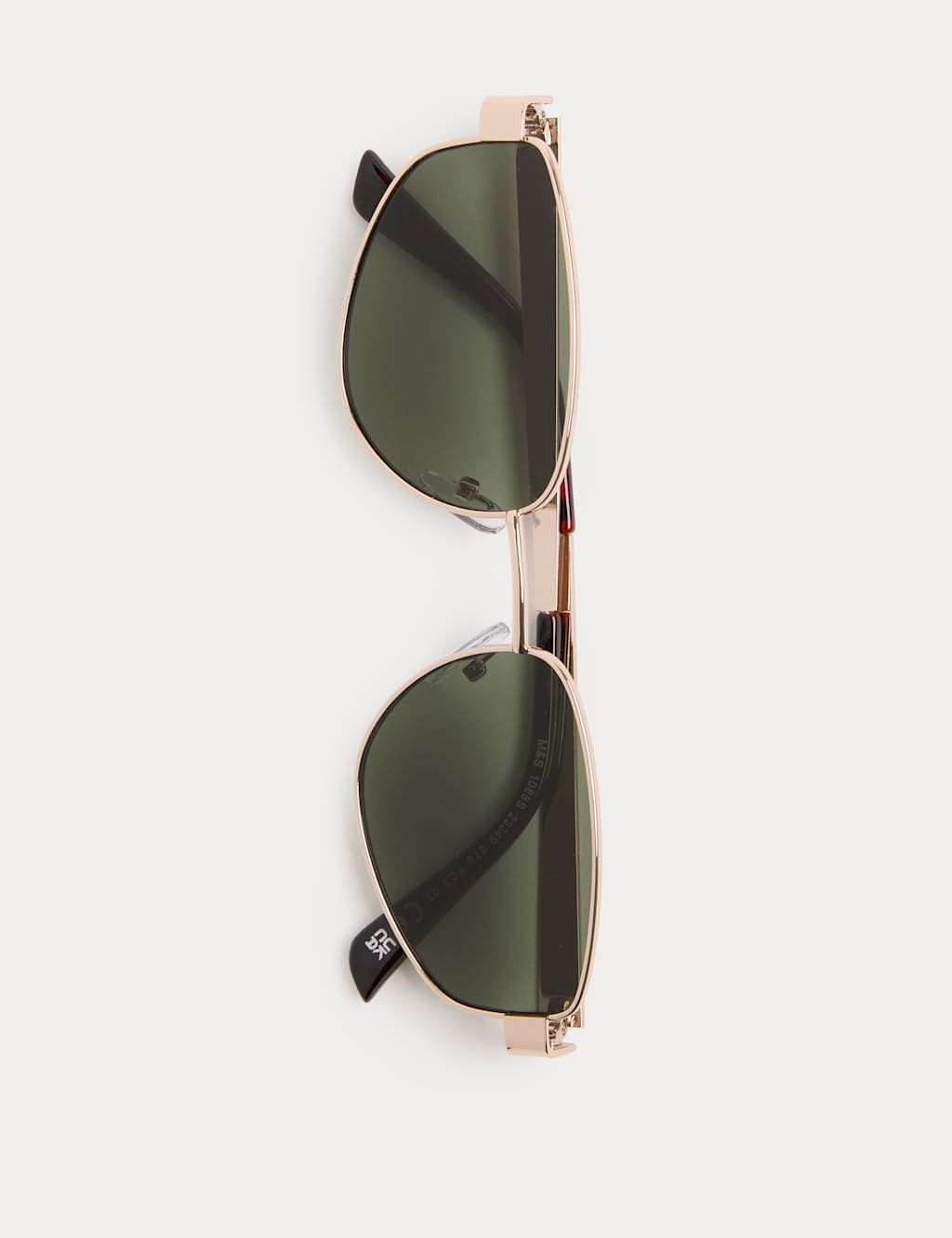 M&S Women's Angular Metal Frame Sunglasses - Gold Mix
