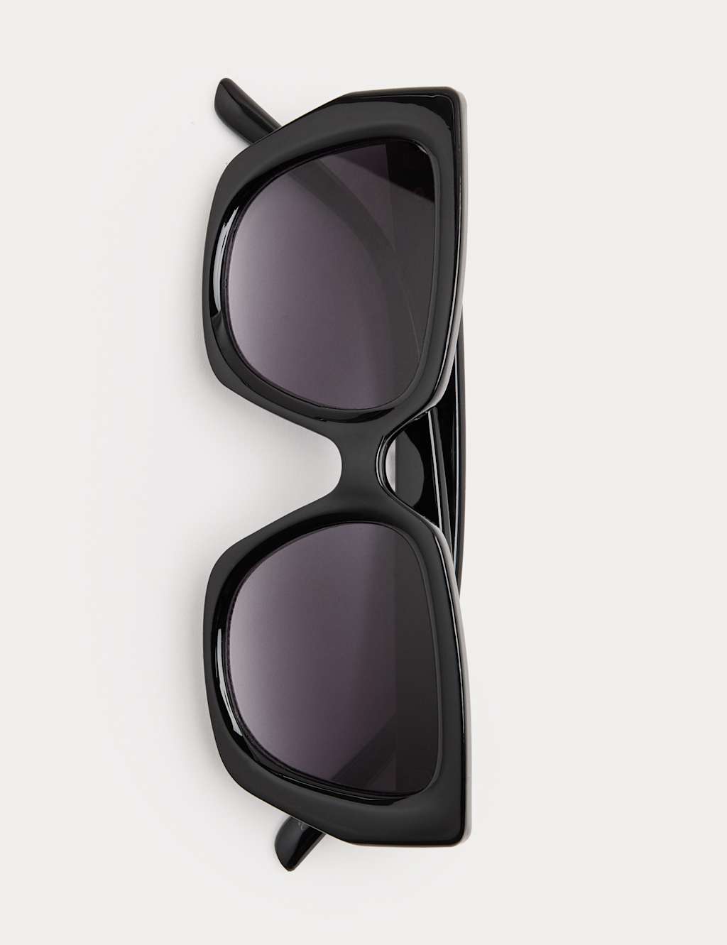M&S Women's Square Buckle Aviator Sunglasses - Black