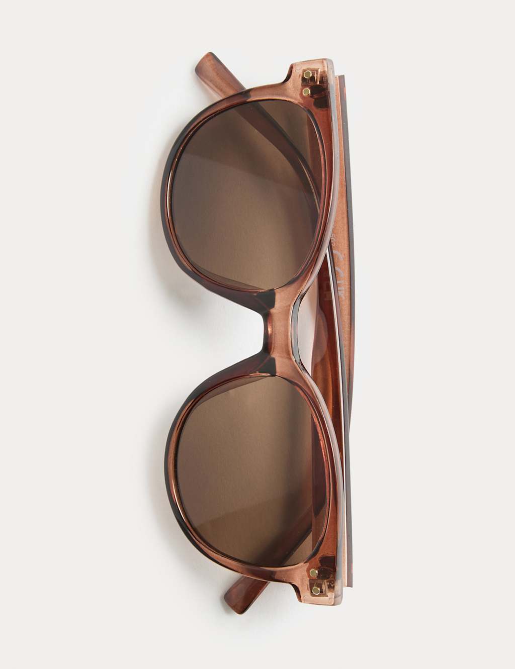 M&S Women's Round Sunglasses - Brown