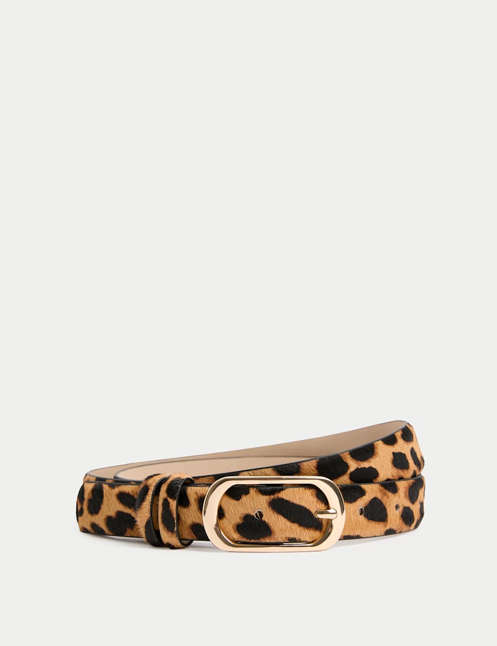 Leopard Slim Jeans Belt