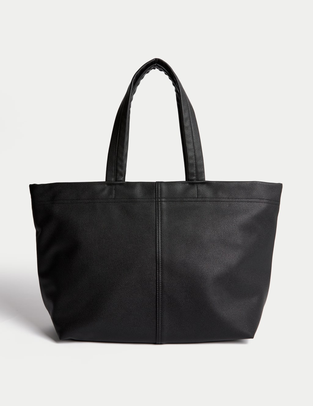 Faux Leather Tote Bag