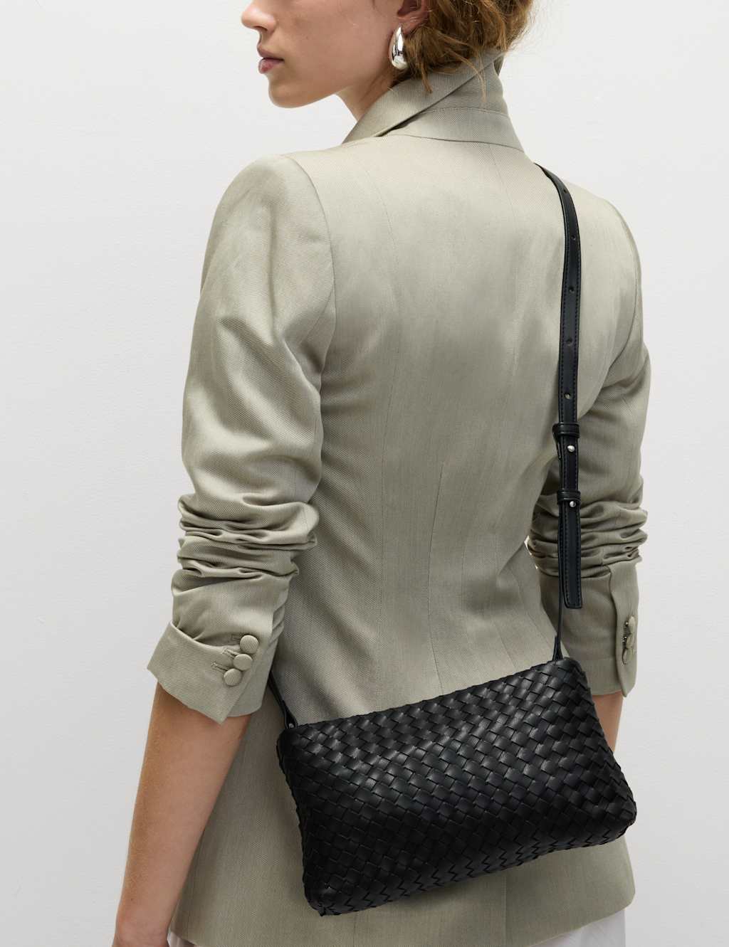 Faux Leather Cross Body Bag