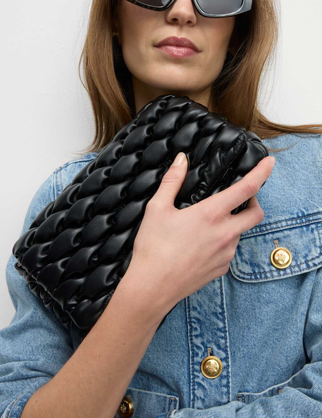 Faux Leather Cross Body Bag