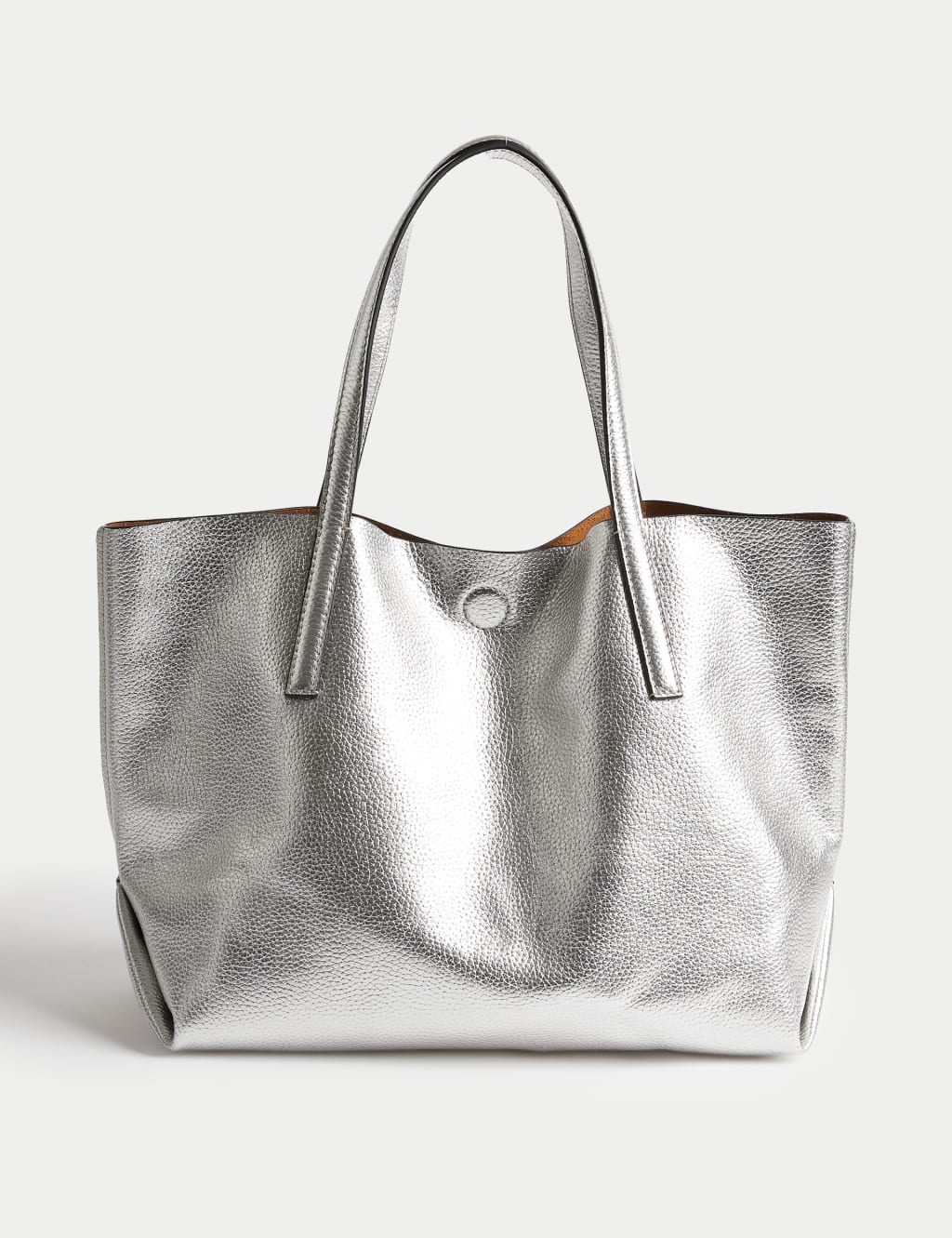 Silver tote bags online best sale