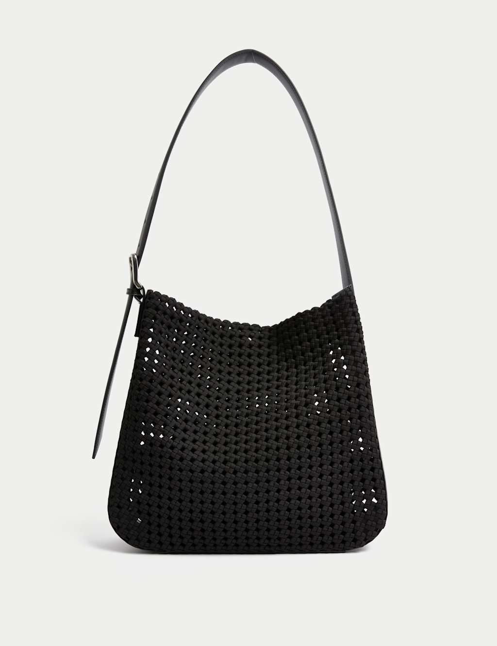 Fabric Woven Shoulder Tote Bag