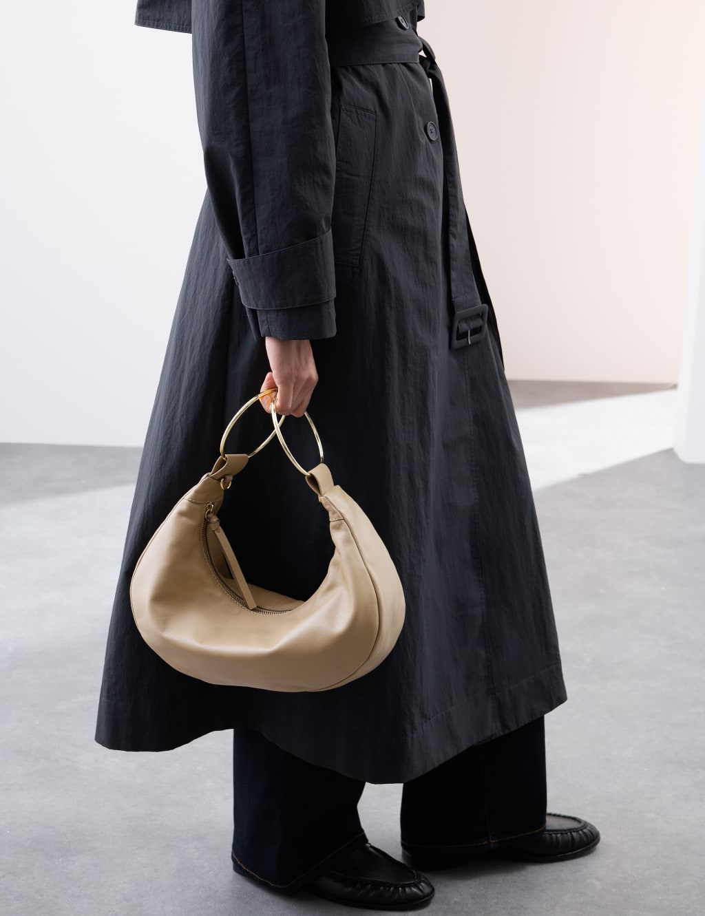 Leather Grab Bag
