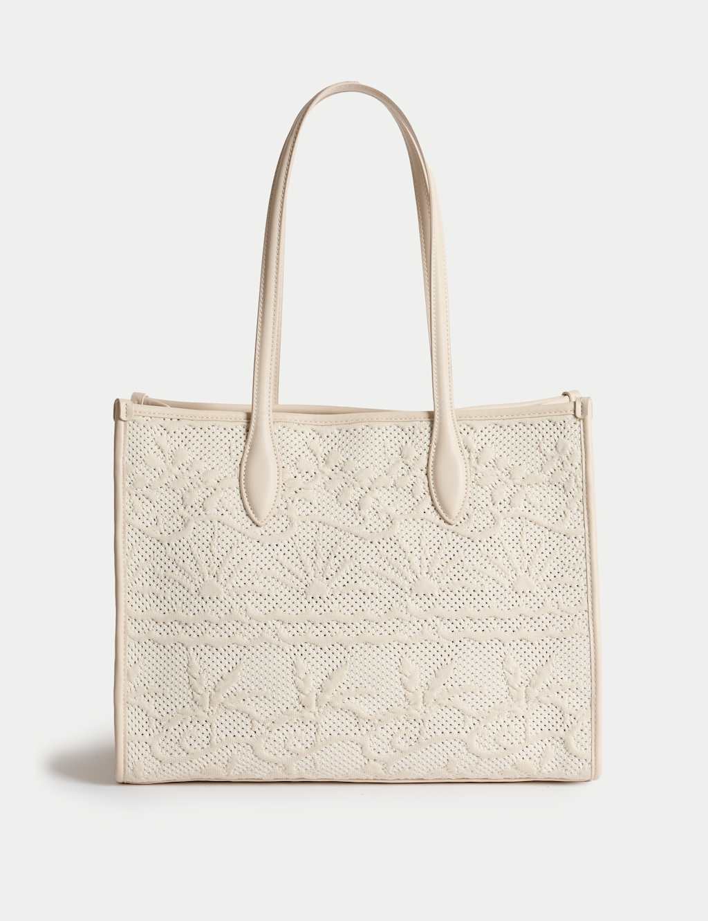 Fly Knit Embroidered Market Tote