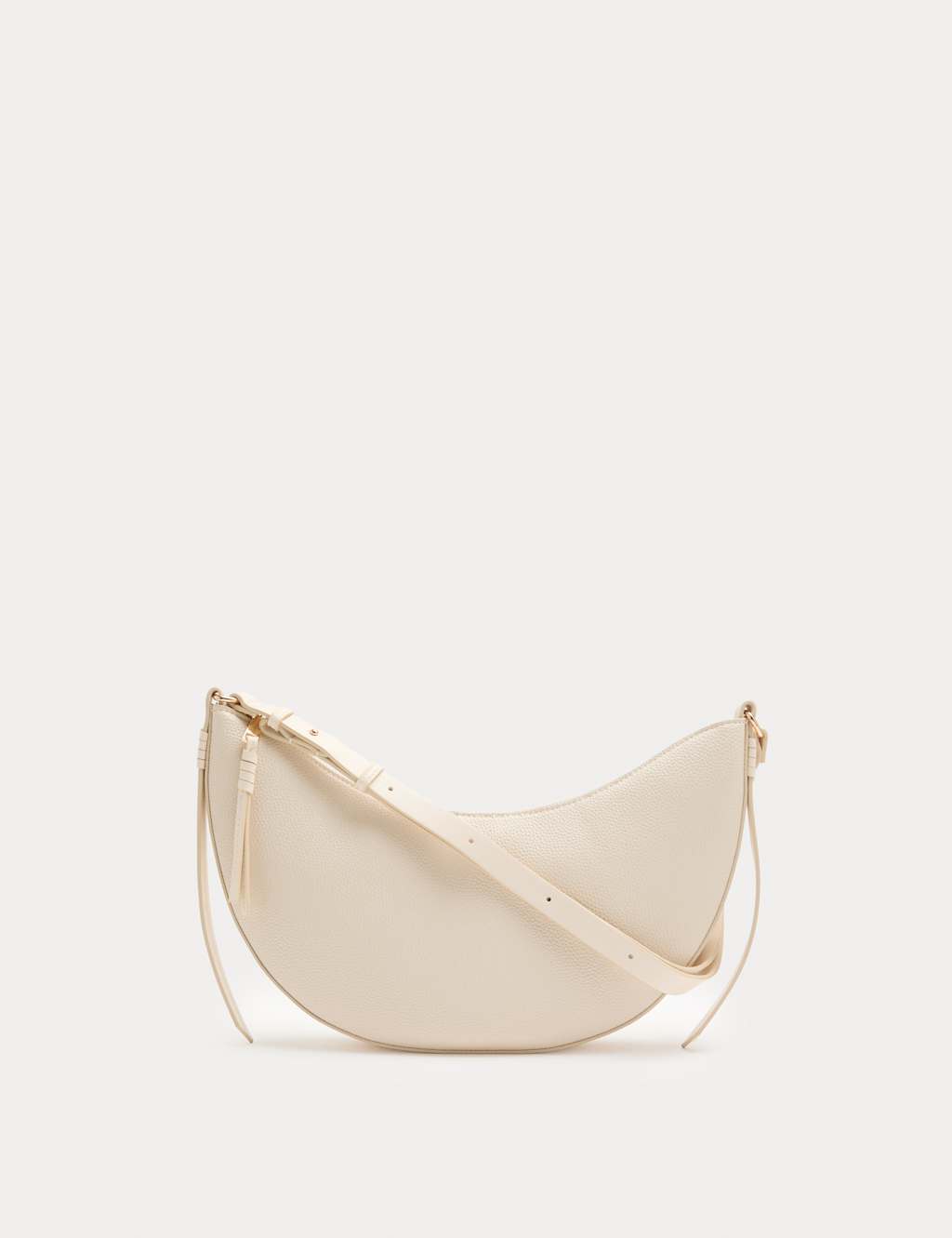 M&S Women's Slouchy Scoop Shoulder Bag - Cream
