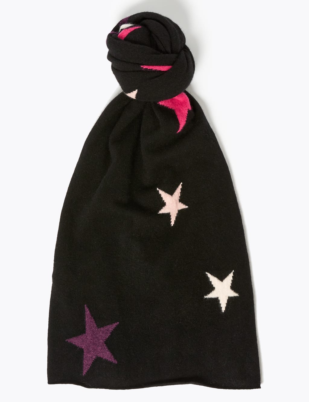 Pure Cashmere Star Scarf
