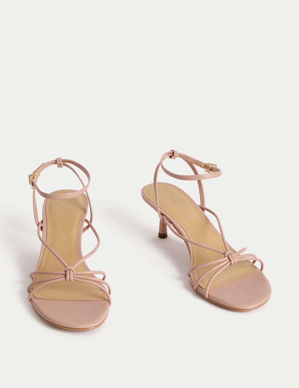 Buckle Strappy Stiletto Heel Sandals