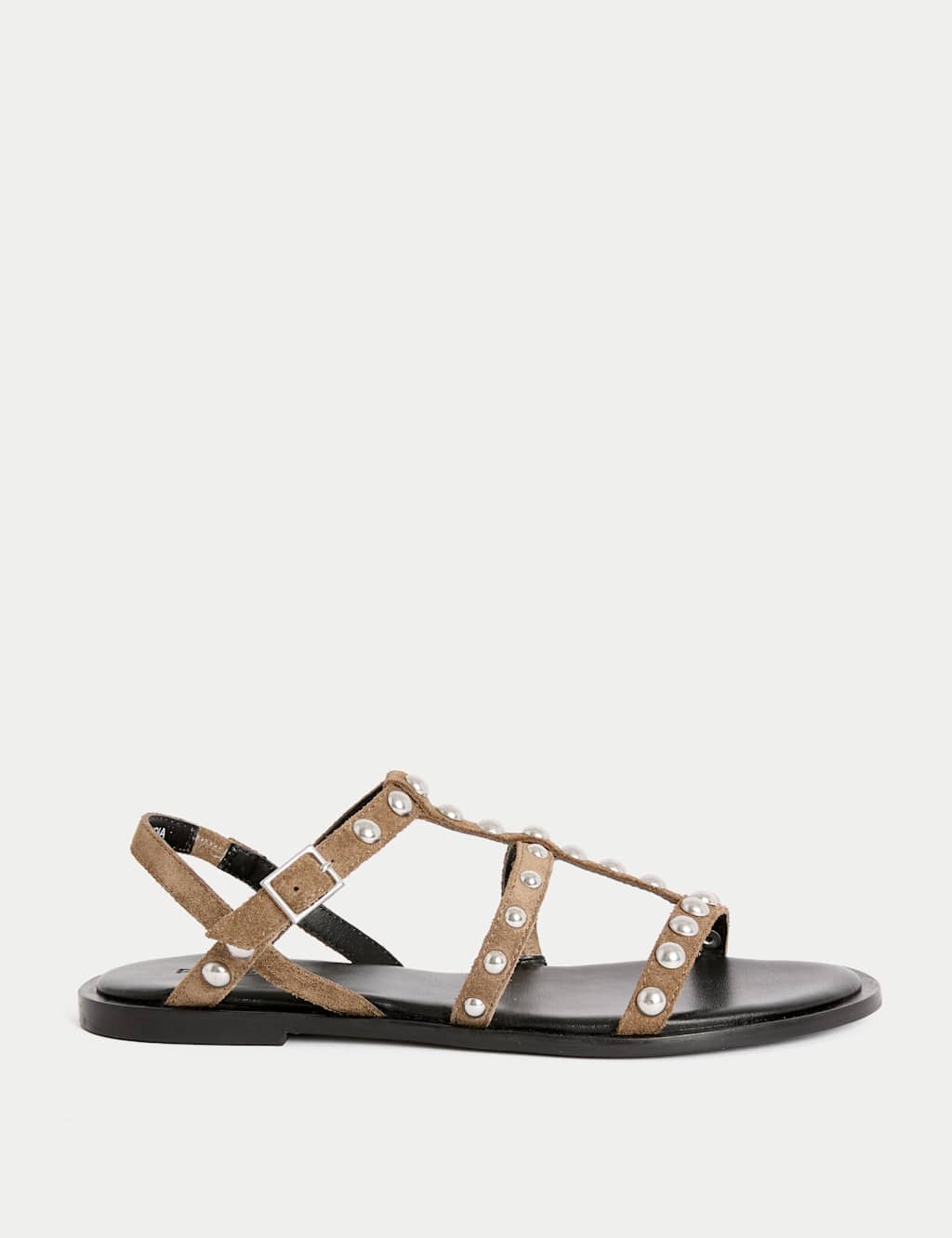 Suede Flat Gladiator Sandals